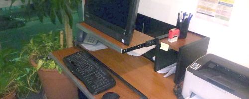 Escritorio hecho ergonómico